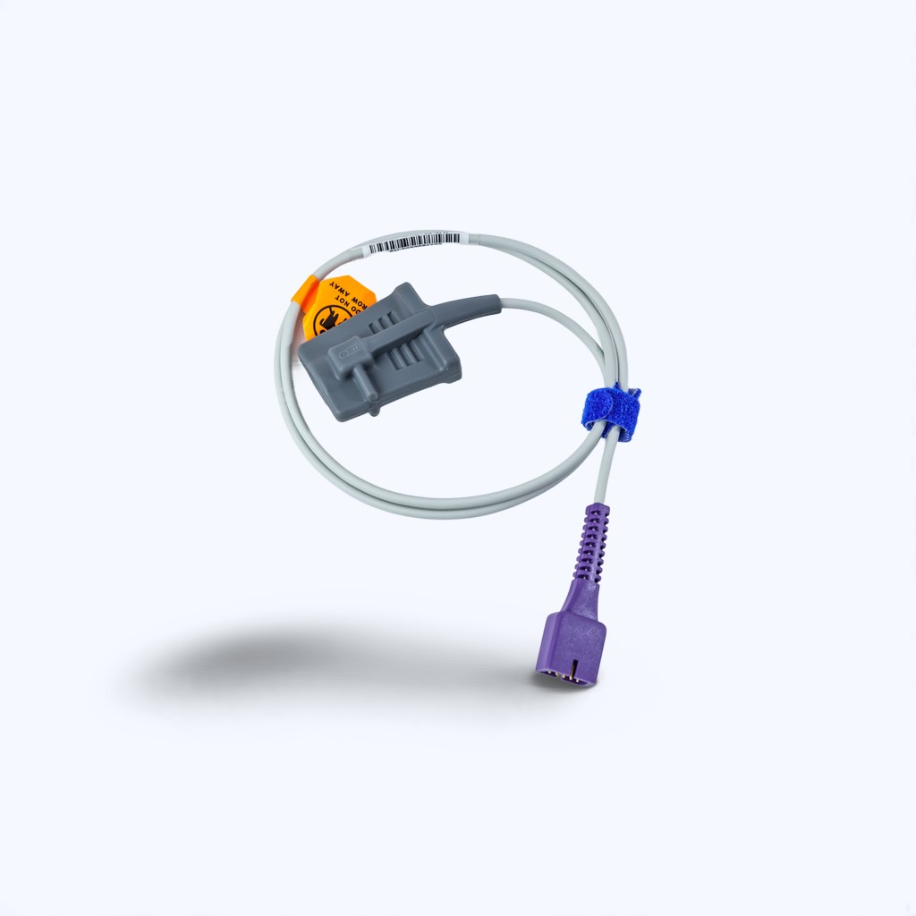 15137905-d83e-45e6-a4c6-2cdb085ab7cd Czujnik saturacji SpO2 Nellcor sensor Soft Tip silikonowy - obrazek 1