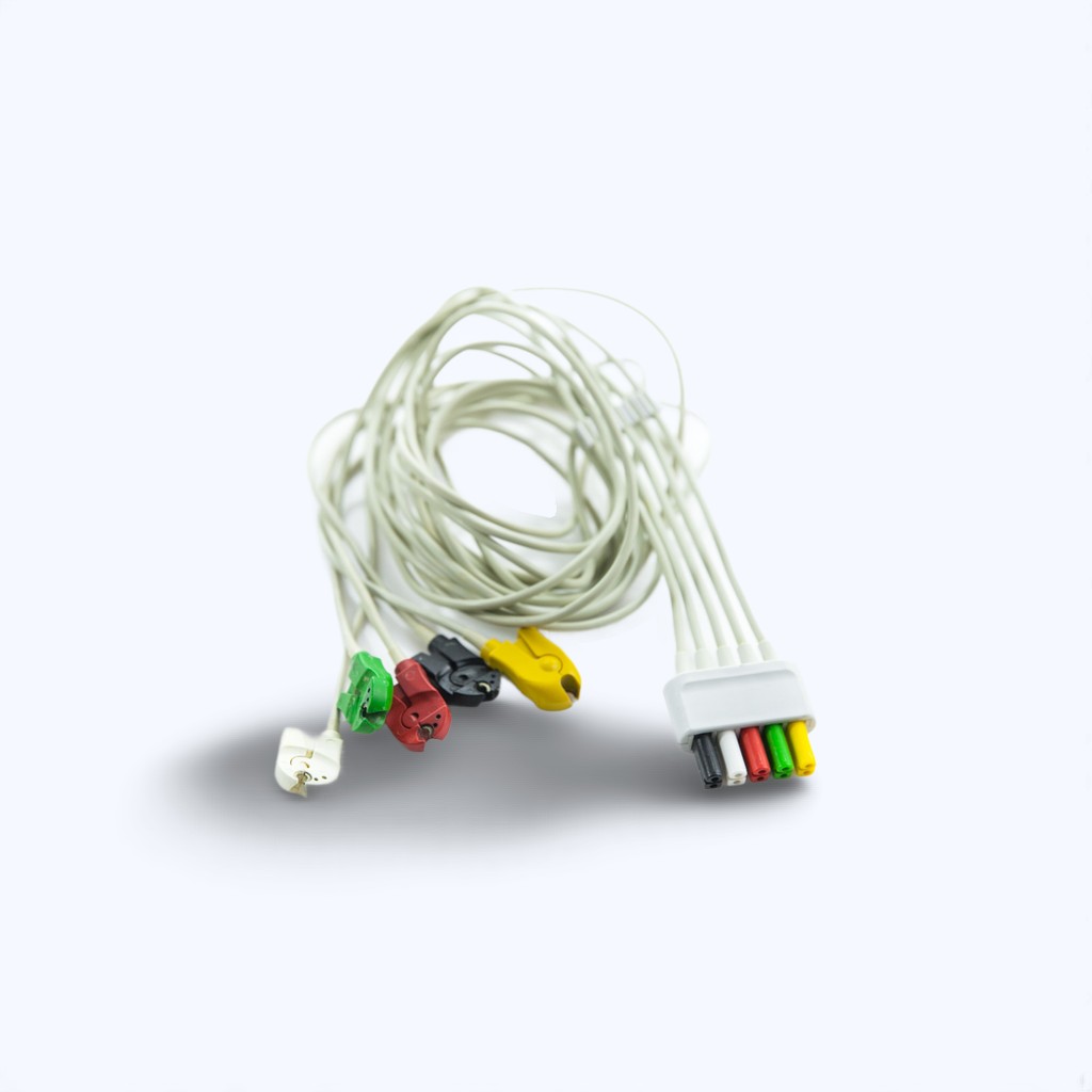 26e2e31b-7a2a-4ae2-b4c8-c2c88959dd16 Kabel 5 odprowadzeń EKG klamra 1,5 M - obrazek 1