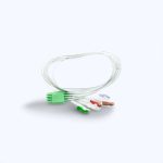 Kabel dołączeniowy 4 odprowadzenia EKG Klamra Drager 1M