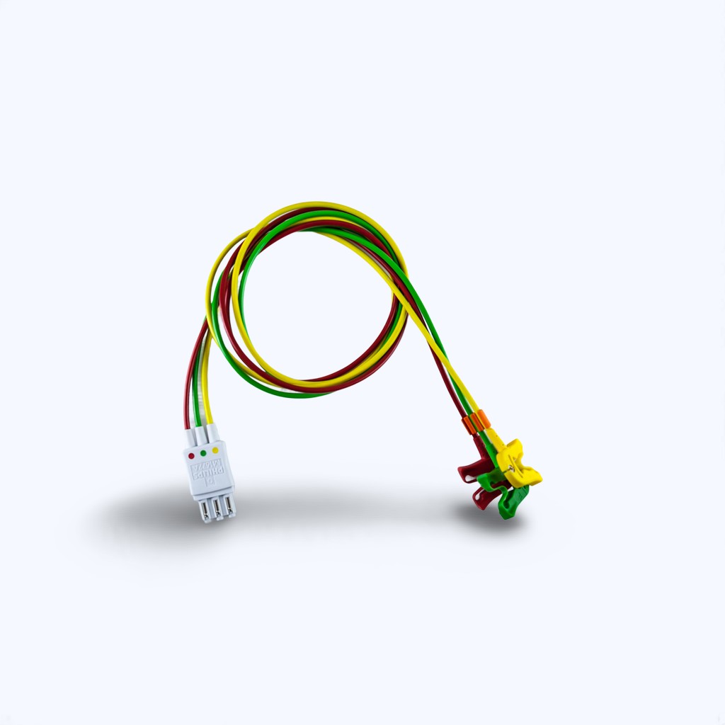 45b6b87b-91c2-4801-99a4-8b7ae961a9bb Philips M1672A Zestaw Odprowadzeń EKG 3-Odprowadzeniowy - obrazek 1