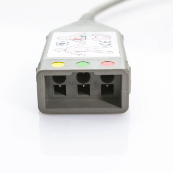 Kabel zbiorczy do 3 odprowadzeń EKG Philips M1510A - Arestomed