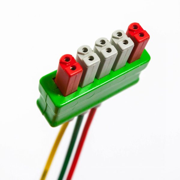 Kabel 3 odprowadzeń EKG klamra Draeger/Fukunda - Arestomed