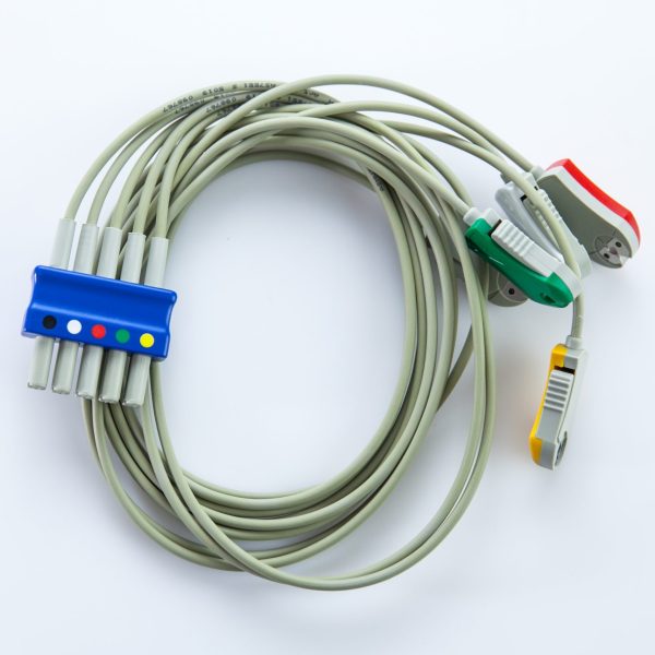 Kabel EKG Asmuth AS7551S Przewód 5-odprowadzeniowy Nowy