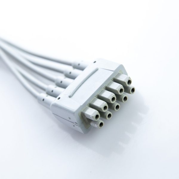 Kabel EKG Przewód 5-odprowadzeń Klamra