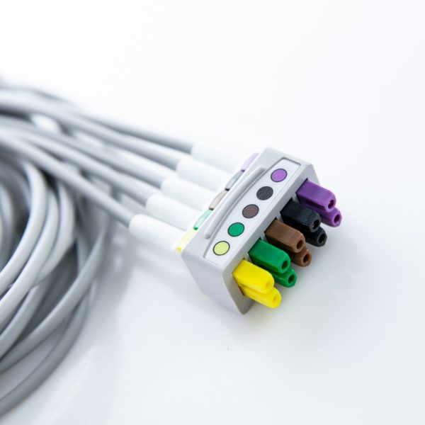 Kabel EKG GE 2106393-002 Przewód 5-odprowadzeniowy Klamra