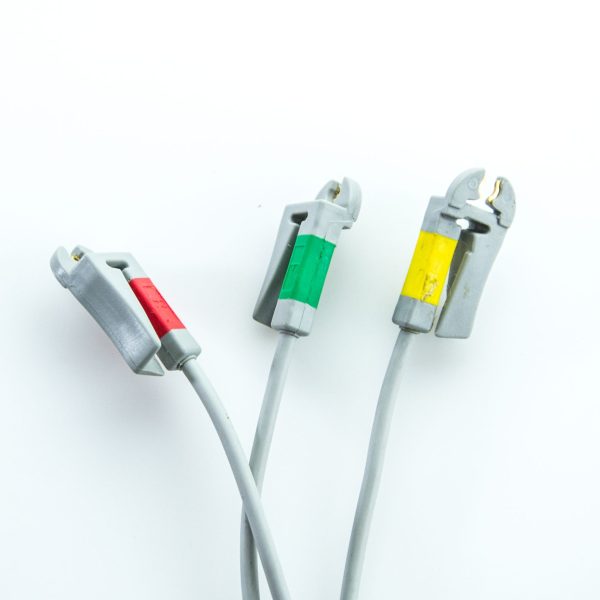 Kabel EKG Przewód 3-odprowadzenia Klamra
