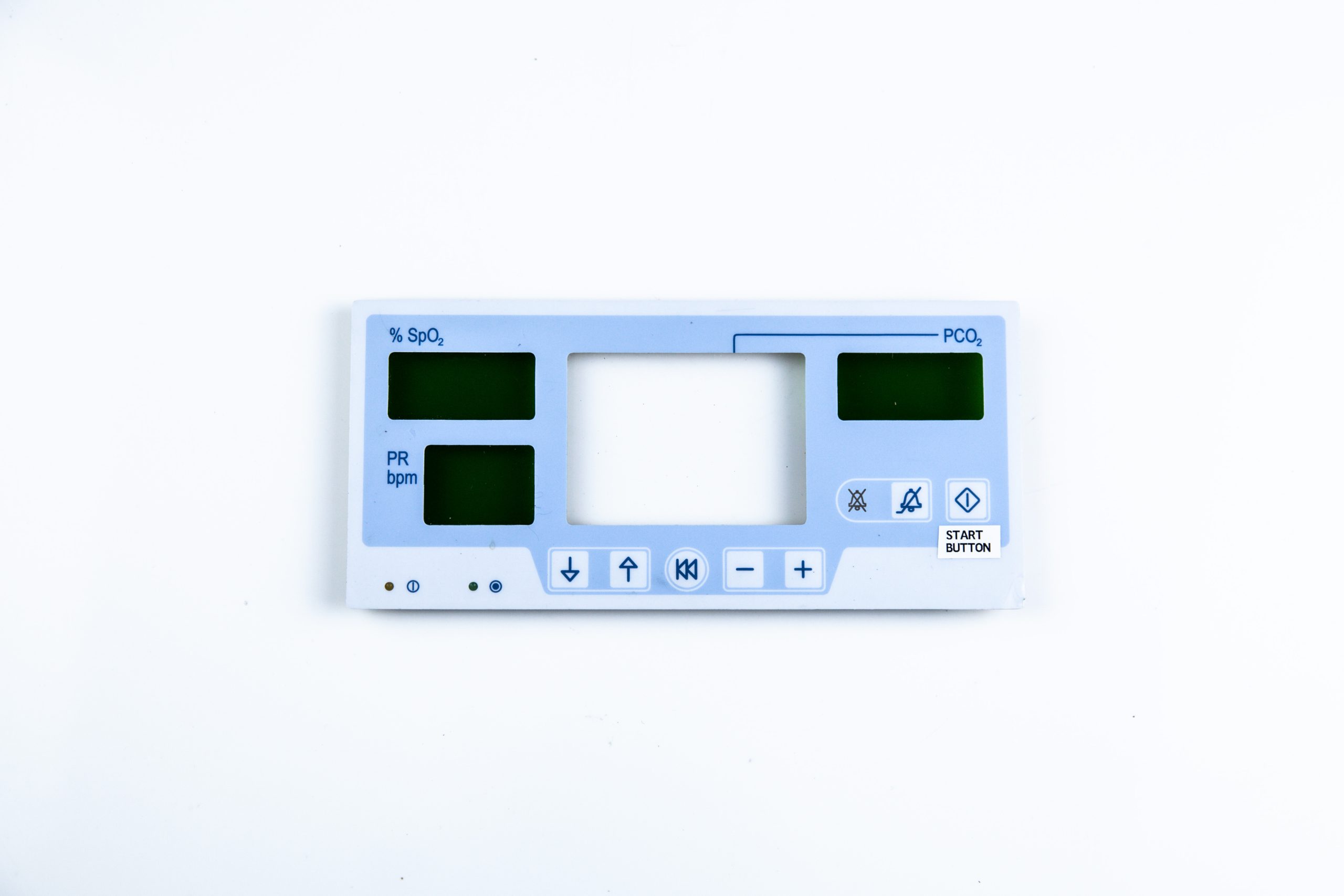 260211-72 Datex-Ohmeda klawiatura z oknem wyświetlacza do monitora SpO2 PCO2 / InduKey KF7851c / 3405-057 - obrazek 1