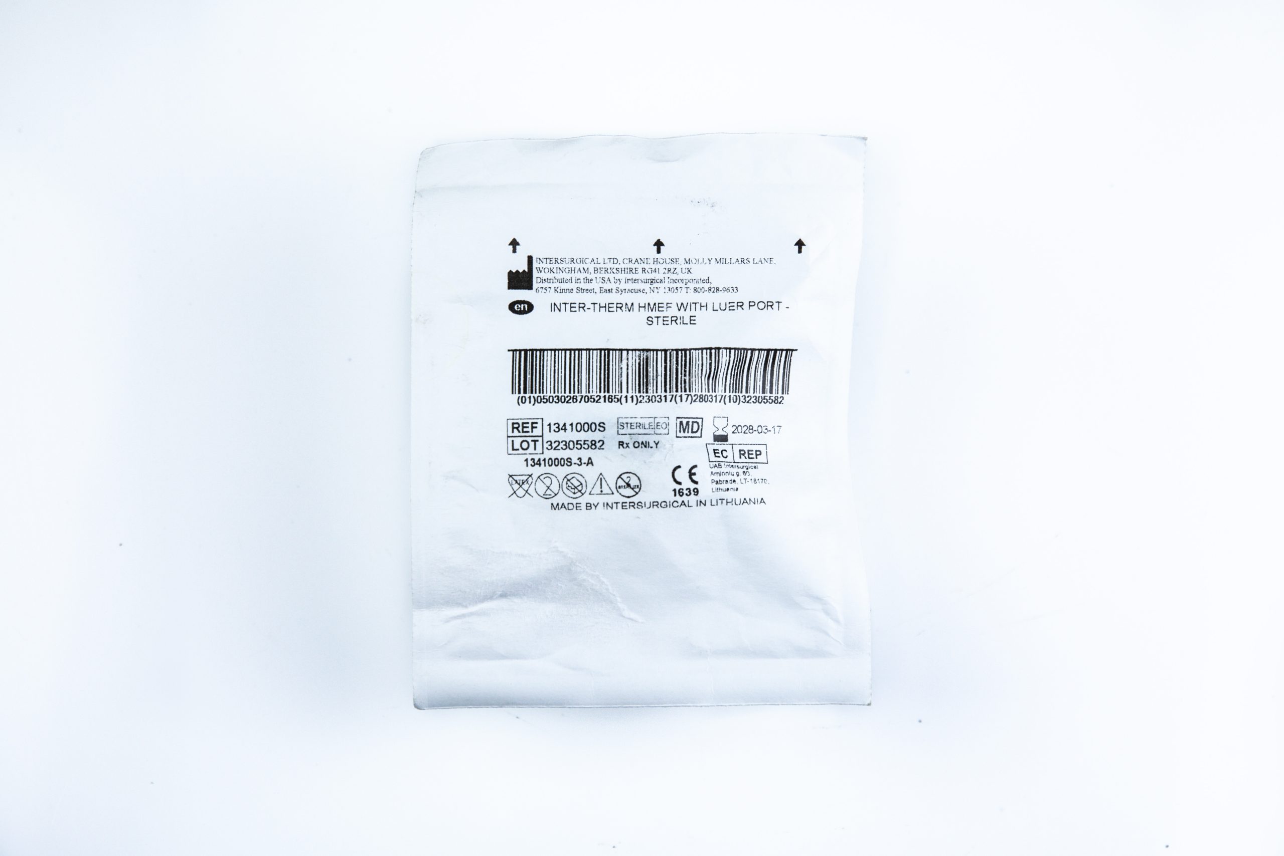 260211k Intersurgical Inter-Therm HMEF 1341000S Filtr Oddechowy - obrazek 1