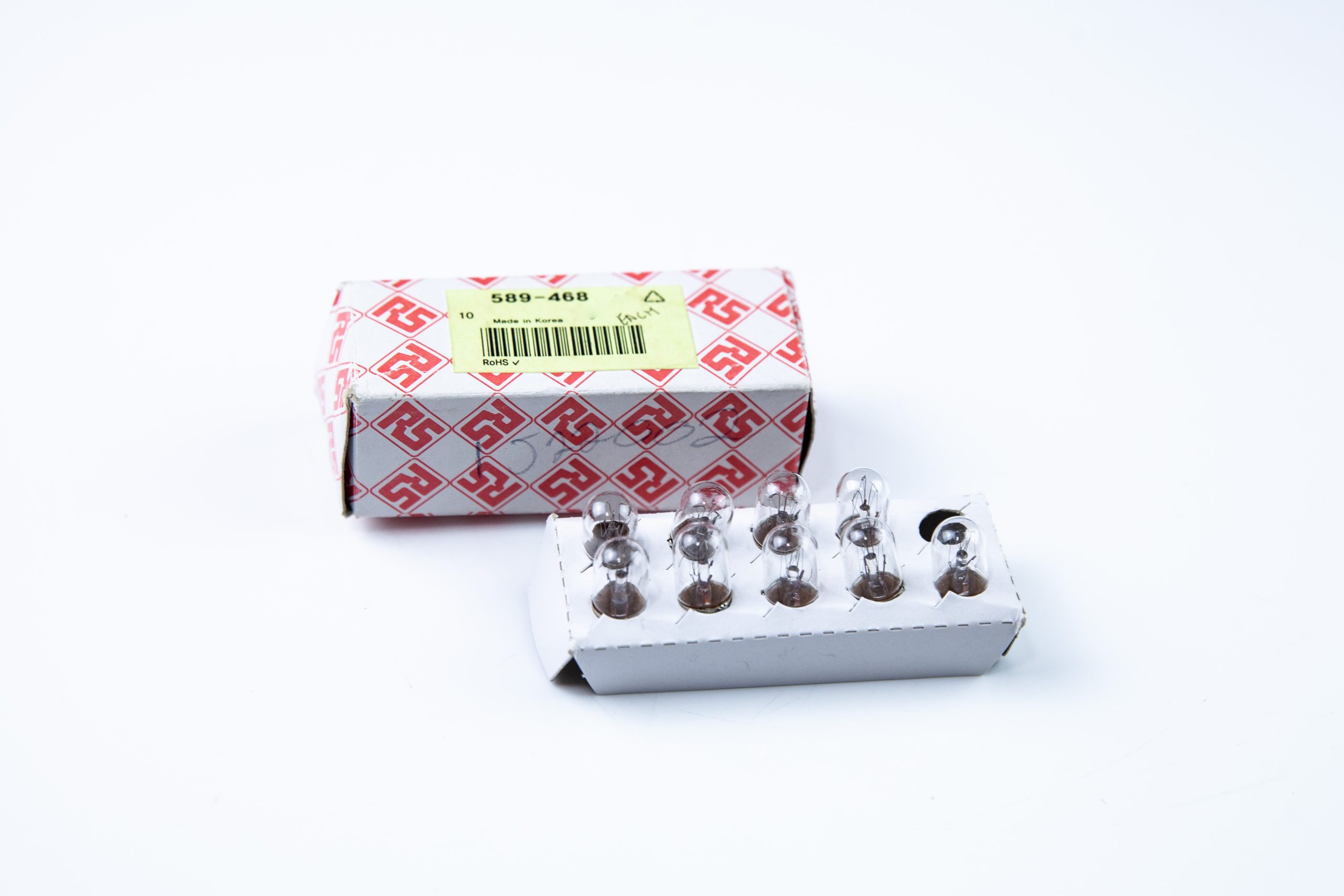 260217g RS PRO BA9S Żarówka Kontrolna Sygnalizacyjna 60V 20 mA 1000 h / 9 sztuk - obrazek 1