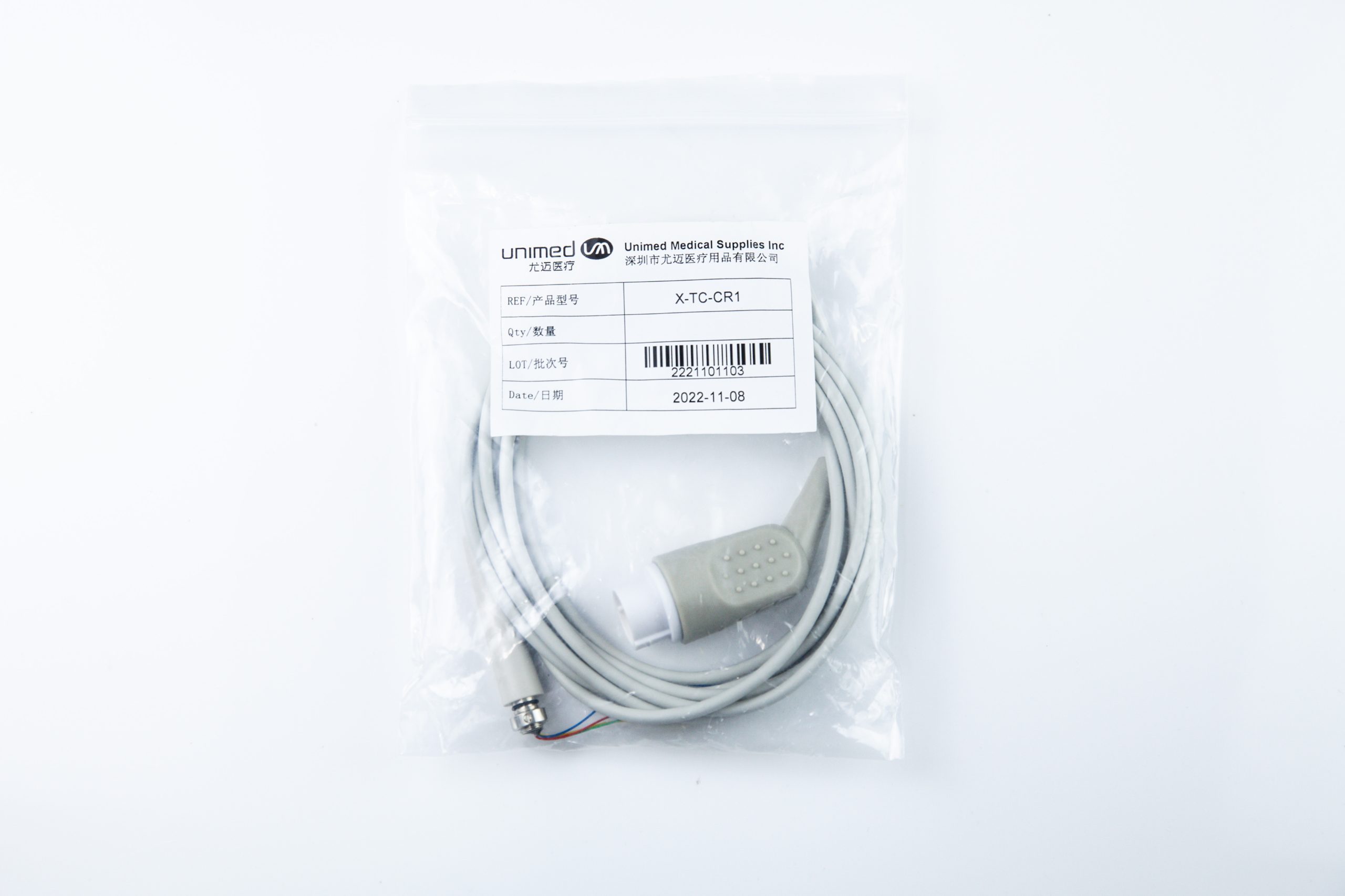 260302-31 Przewód Kabel do Głowicy KTG GE TOCO 2264HAX / 2264LAX / X-TC-CR1 - obrazek 1
