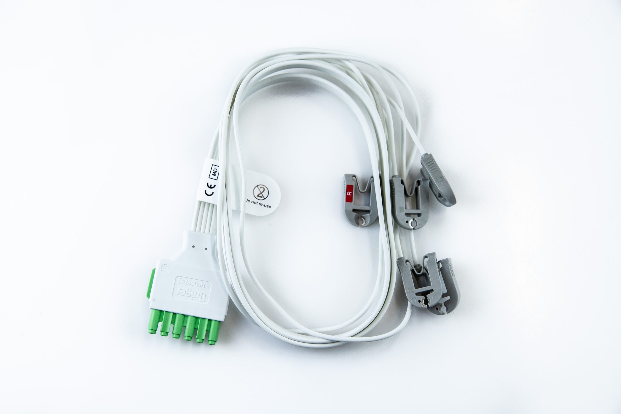 260525-28 Drager MP00879 Kabel EKG Dołączeniowy 5-odprowadzeń Klamra - obrazek 1