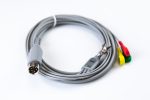 ZOLL 8000-0026 Przewód EKG 3-odprowadzeniowy IEC Snap do Defibrylatorów ZOLL - obrazek 3