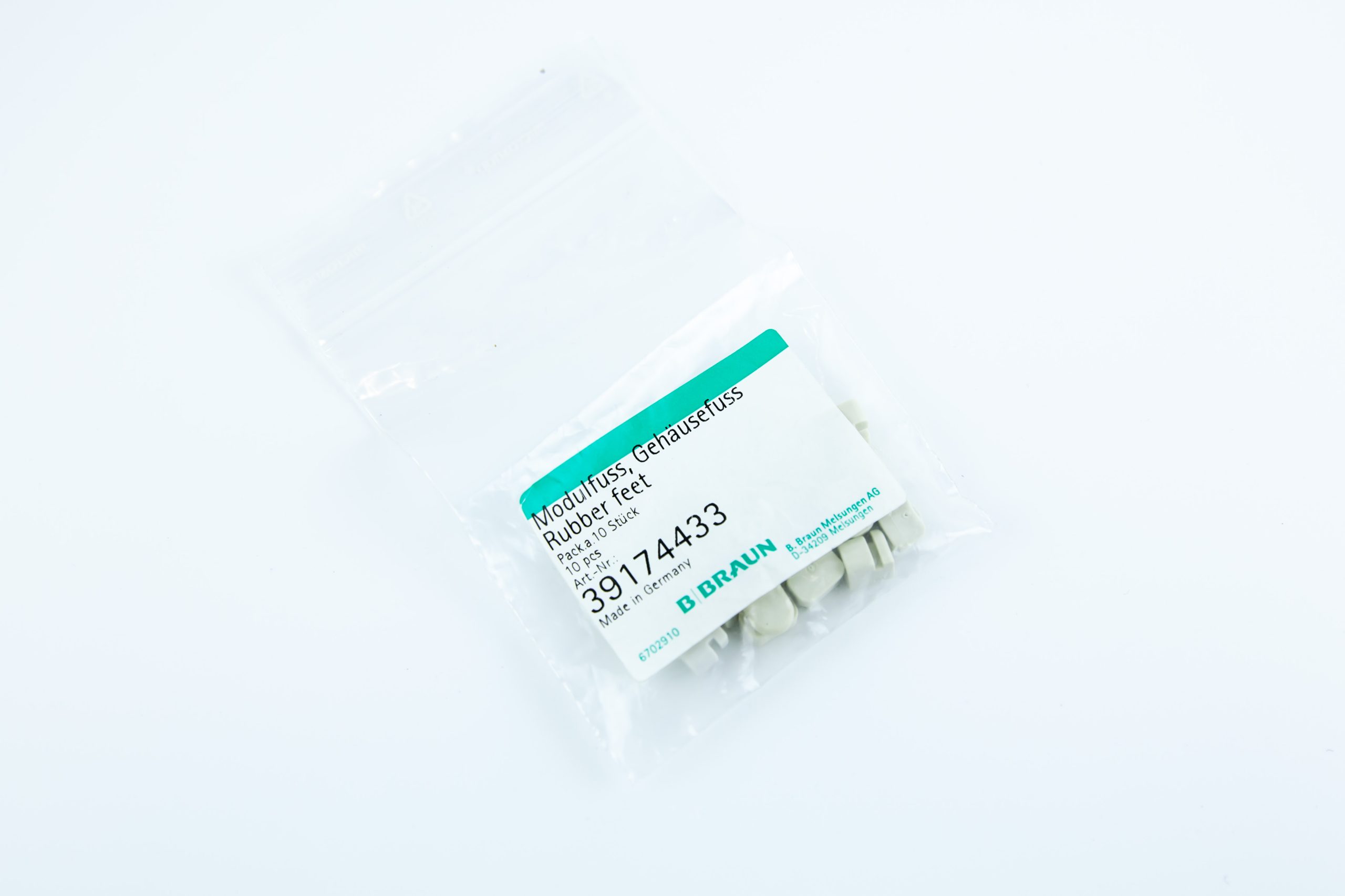 260909b-6 B. Braun 39174433 Gumowe Nóżki Obudowy Perfusor Space / 10 szt - obrazek 1